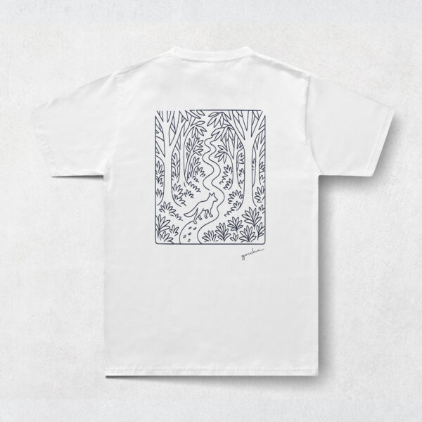 T-shirt White - back