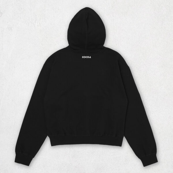 Hoodie Black - back - basic