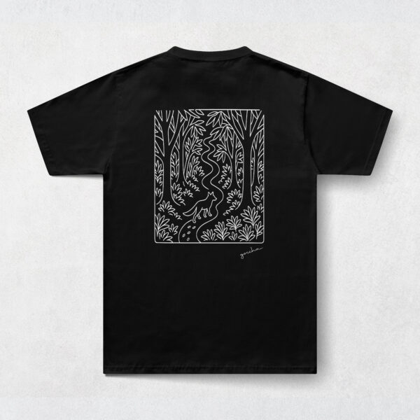 T-shirt Black - back
