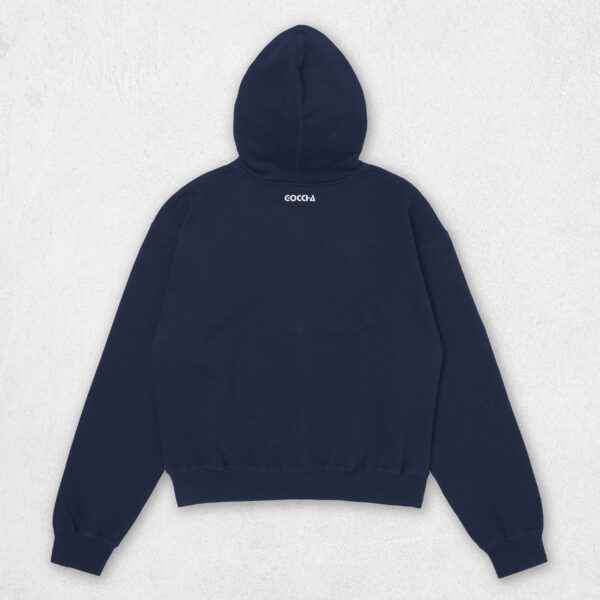Hoodie Dark Blue - Back - Basic