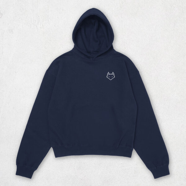 Hoodie Dark Blue - Front - Basic