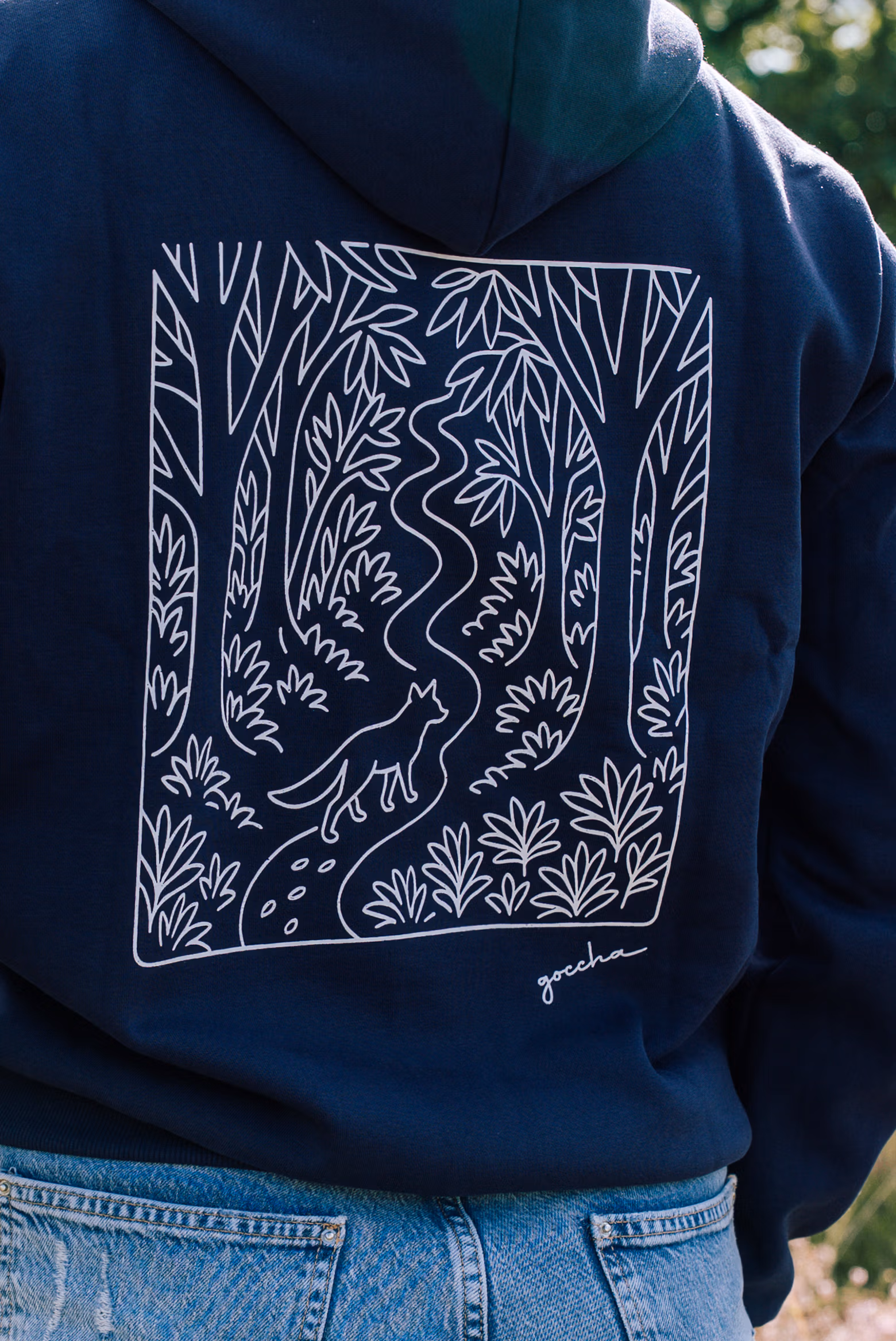 Hoodie Dark Blue - FTP - Regular Fit - Afbeelding 3