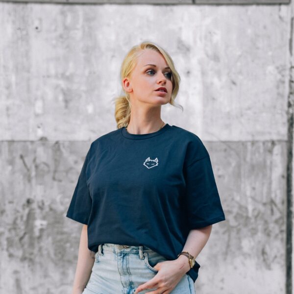 T-shirt Dark Blue – BP – Drop Shoulder