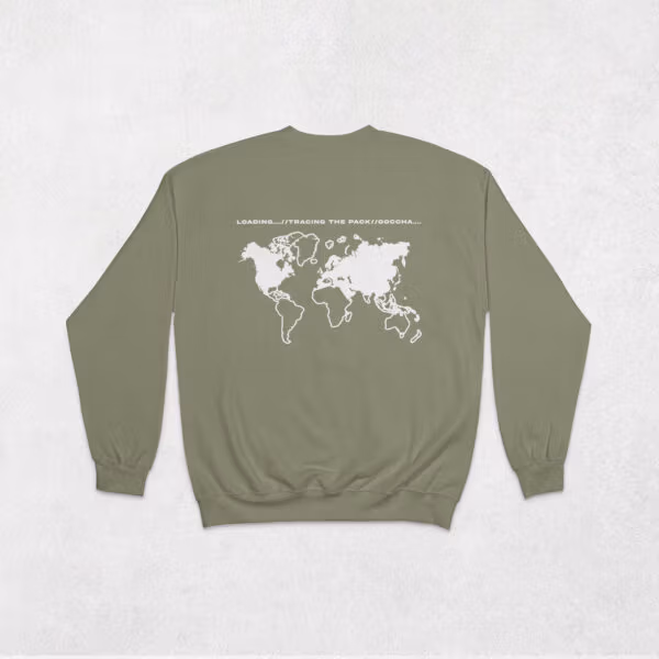 Sweater Army Green - FTP - Back