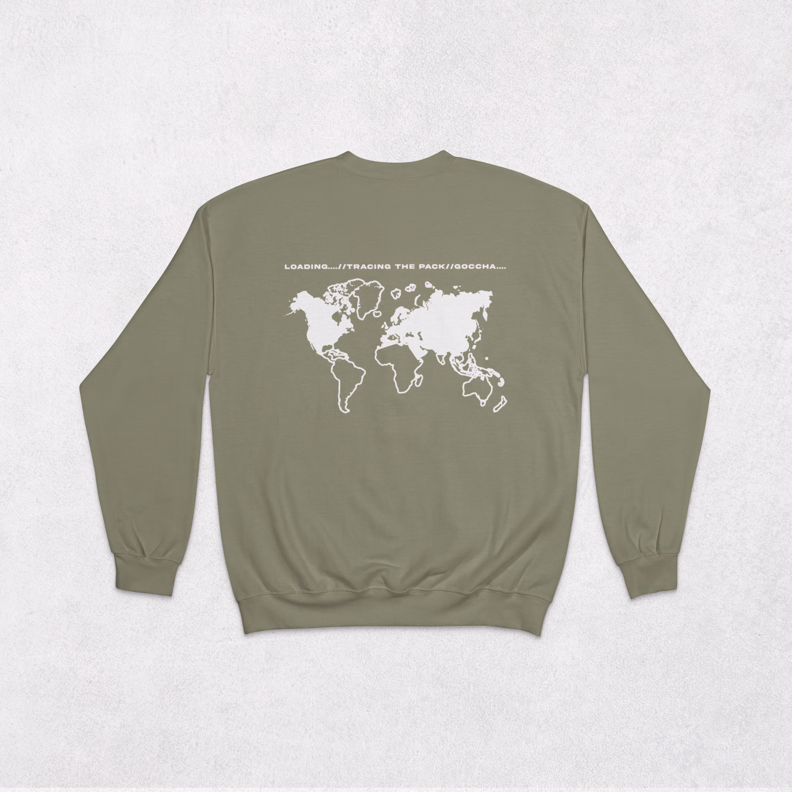 Sweater Army Green - FTP - Back